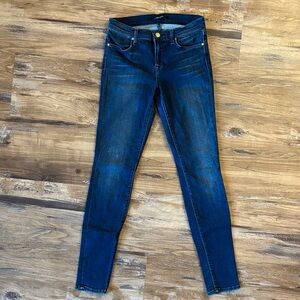 J Brand Dark Blue Denim "Super Skinny" Jeans Size 27